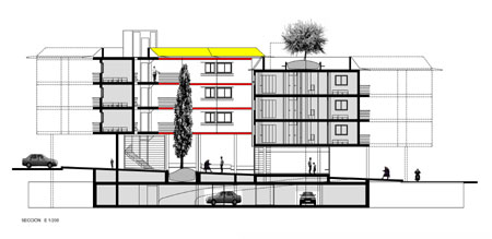 Edifici d'habitatges . Màlaga