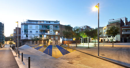 Projecte d´Urbanització del Sector Creu Roja – Vallparda. L'Hospitalet de Llobregat.<br />(1er premi)